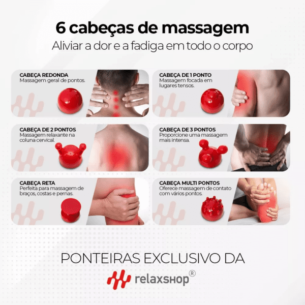 Massageador Manual Infravermelho Vibratório Bivolt - Image 2