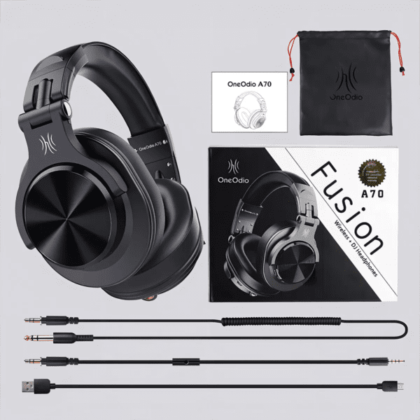 Fone De Ouvido Sem Fio Oneodio Fusion A70 Dj Bluetooth - Image 8