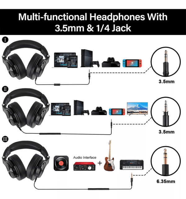 Fone De Ouvido Sem Fio Oneodio Fusion A70 Dj Bluetooth - Image 7
